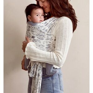 Solly Baby Blue and White Wrap